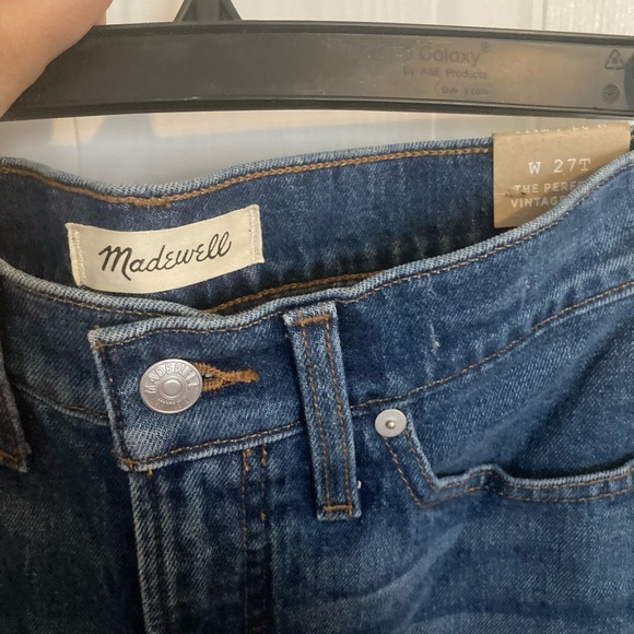 NWT MADEWELL THE PERFECT VINTAGE STRAIGHT JEANS * Tall - Picture 8 of 8